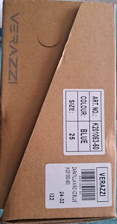 Zapatillas deportivas para niños azul y blanco - miniatura 3