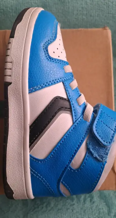 Zapatillas deportivas para niños azul y blanco - miniatura 4