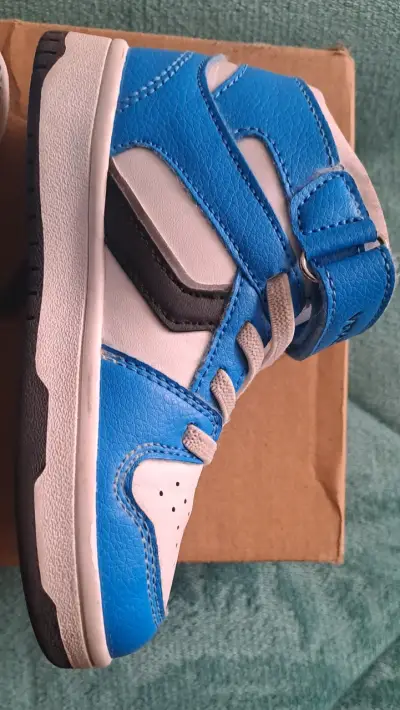 Zapatillas deportivas para niños azul y blanco - miniatura 5