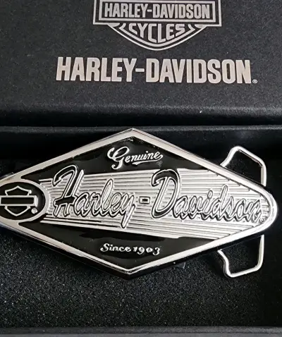 Hebilla de cinturón Harley-Davidson metálica - miniatura 1
