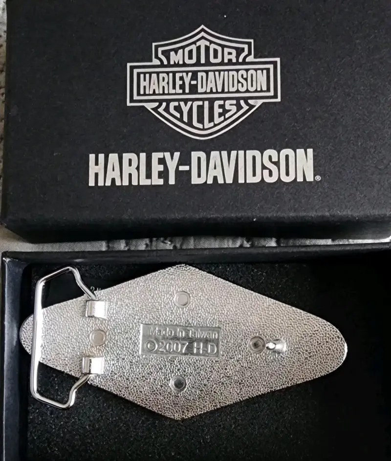 Hebilla de cinturón Harley-Davidson metálica - 2