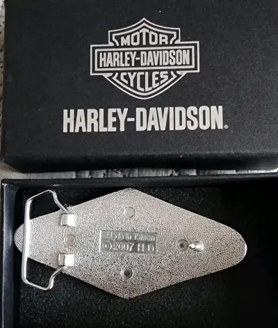 Hebilla de cinturón Harley-Davidson metálica - miniatura 2