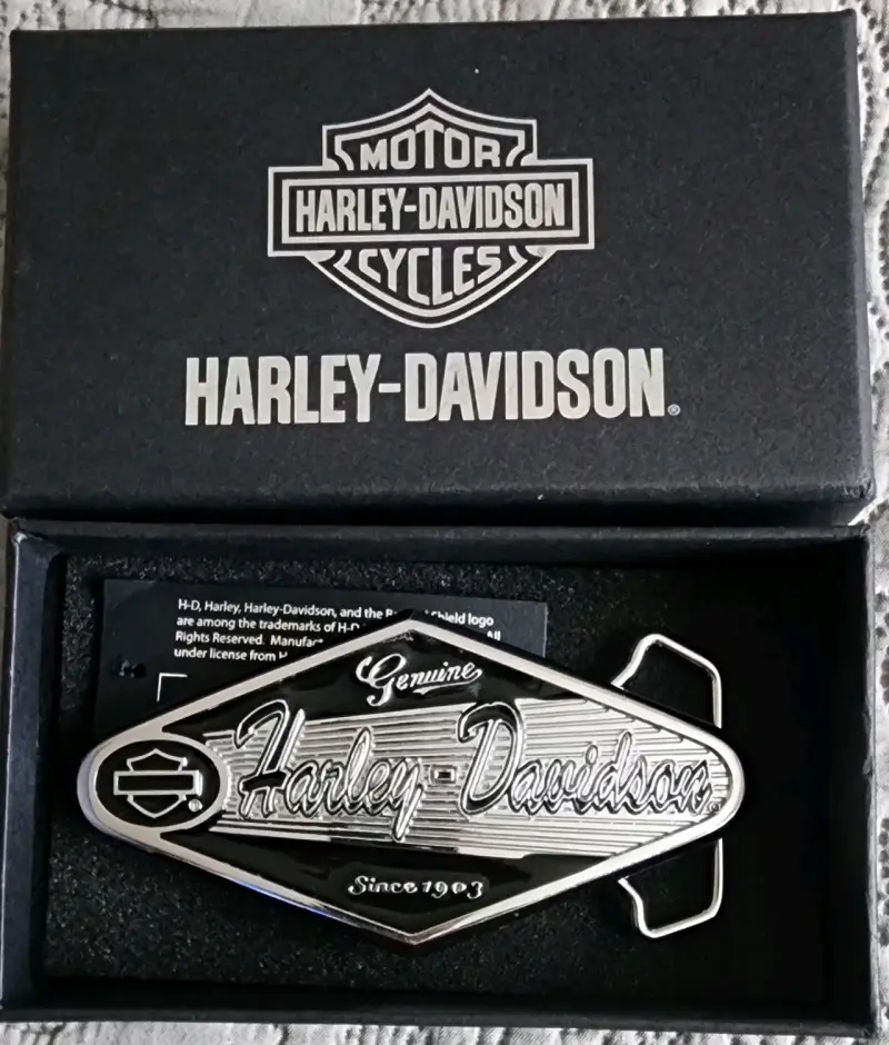 Hebilla de cinturón Harley-Davidson metálica - 3