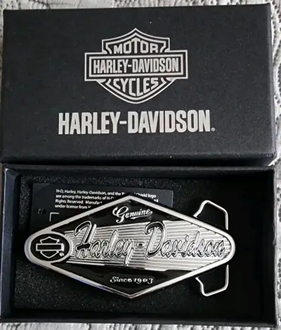 Hebilla de cinturón Harley-Davidson metálica - miniatura 3