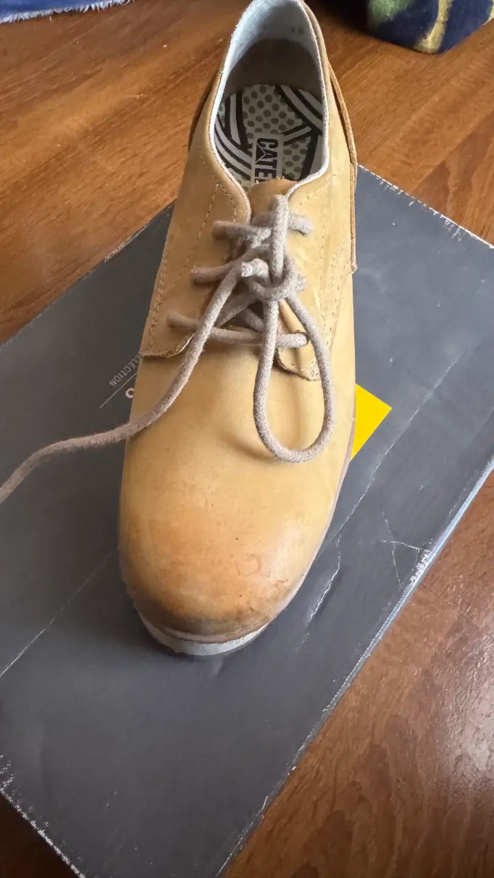 Zapatos de cuero Caterpillar para mujer con plataforma - 2