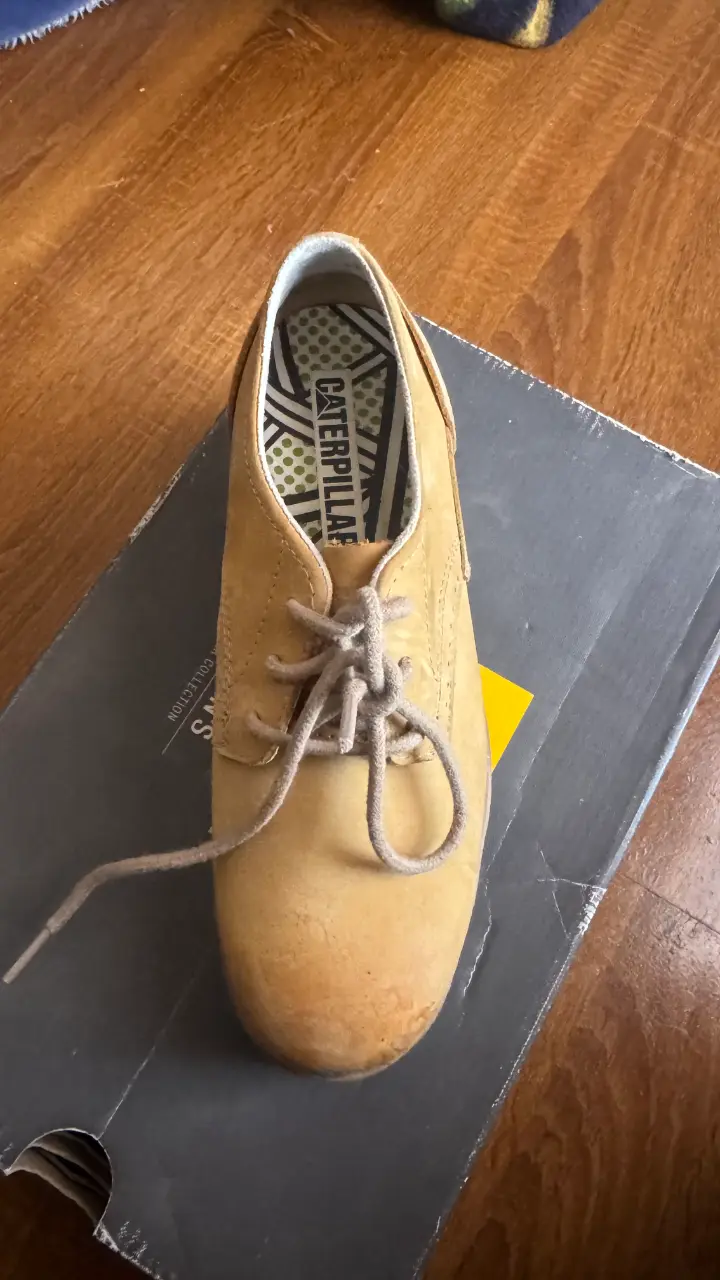 Zapatos de cuero Caterpillar para mujer con plataforma - 3
