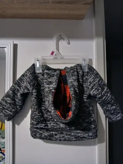 Abrigo de bebé Carter's 3 meses gris - miniatura 3