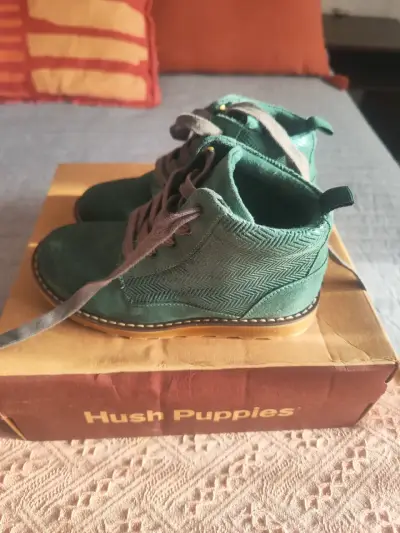 Botines verdes para niños Hush Puppies - miniatura 3