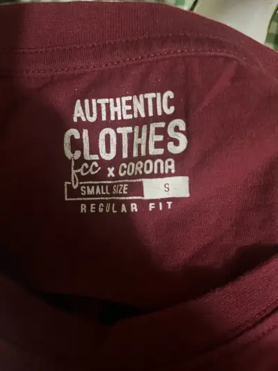 Polera burdeo Authentic Clothes talla S - miniatura 2