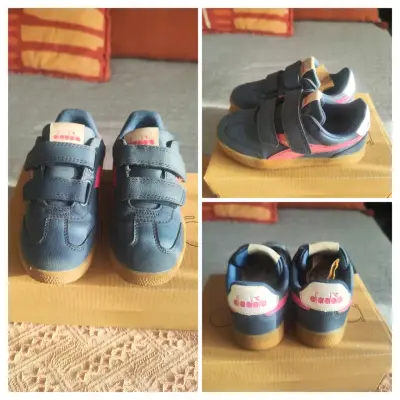 Zapatillas deportivas para niños color azul y rosa - miniatura 4