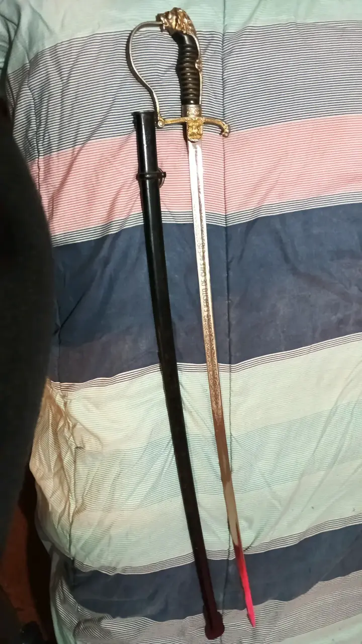 Espada decorativa con empuñadura de león - 2