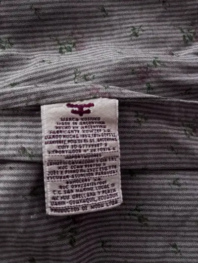 Abrigo largo bordado marrón para mujer - miniatura 6