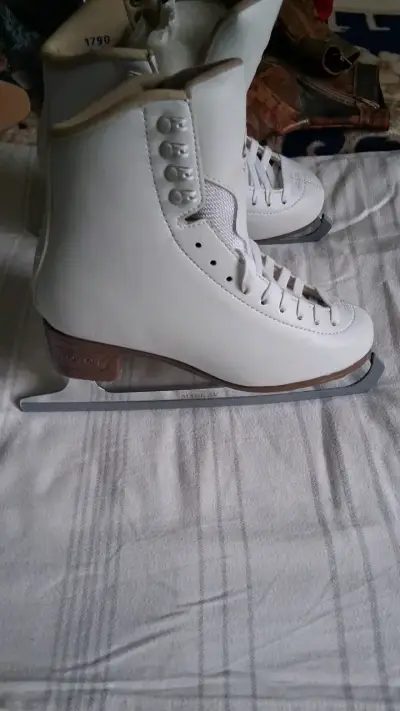 Patines de hielo blancos para mujer - miniatura 2