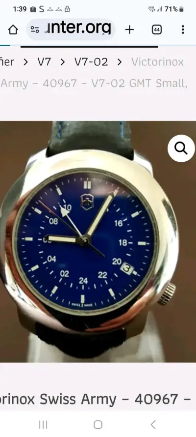 Reloj Victorinox Swiss Army V7-02 GMT - miniatura 1