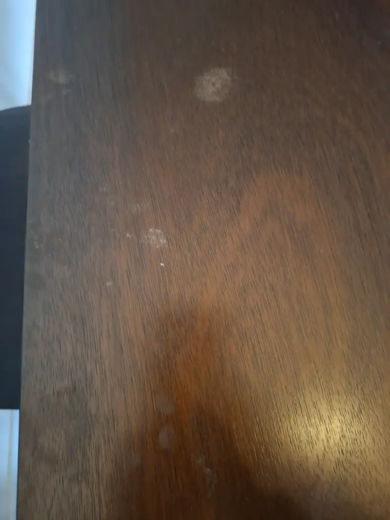 Mesa comedor de madera,  4 sillas, color chocolate - 3