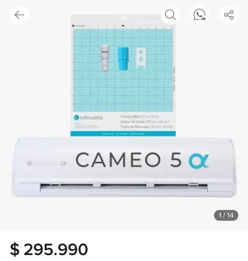 Plotter de Corte Silhouette Cameo 5 Alpha Blanco - 3