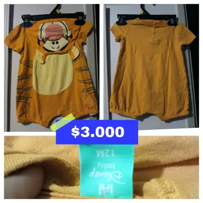 Enterito bebé Disney Tigger 12M - miniatura 1