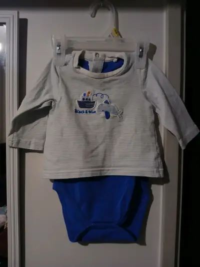 Conjunto de bebé Black & Blue 6M - miniatura 2