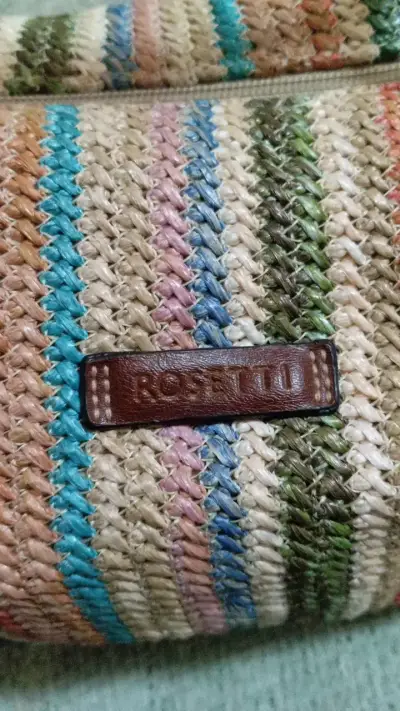 Bolso de mano Rosetti multicolor tejido - miniatura 1