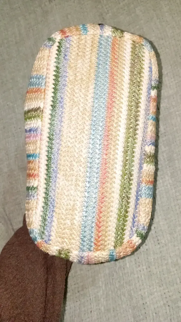 Bolso de mano Rosetti multicolor tejido - 5