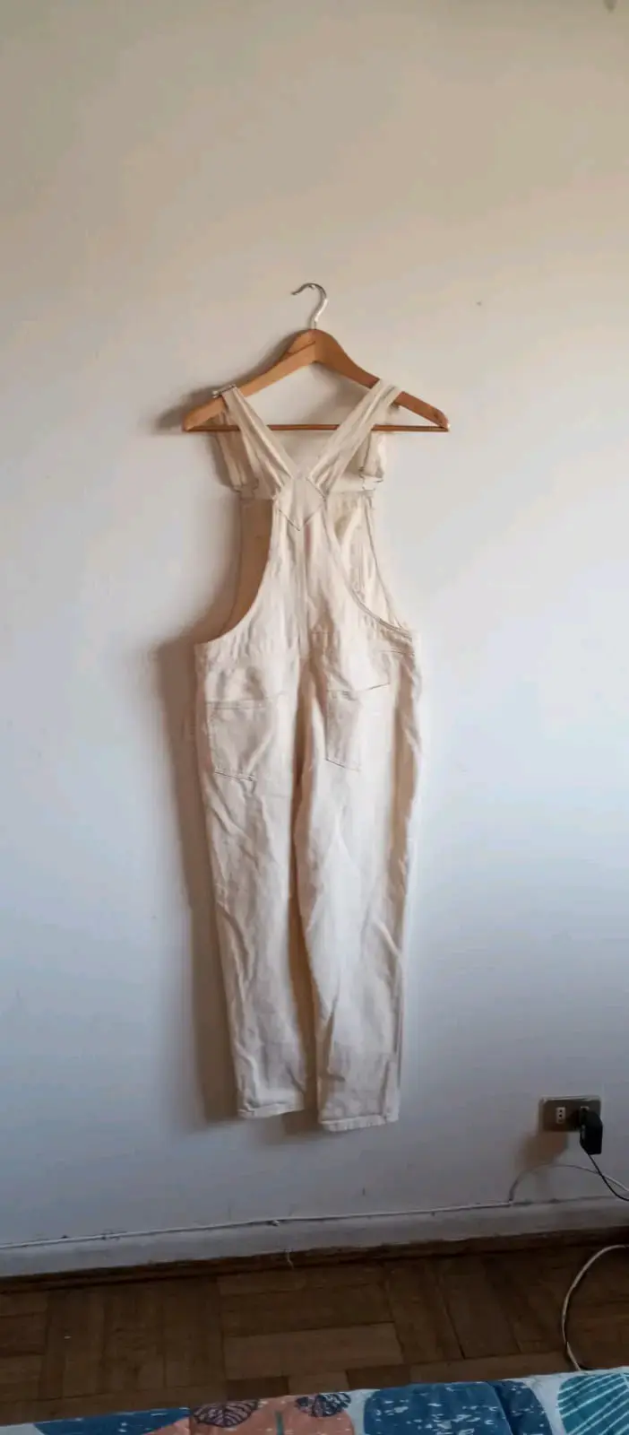 Jardinera beige de algodón para mujer - 2