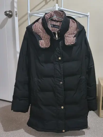 Abrigo acolchado negro para mujer Zara - miniatura 1
