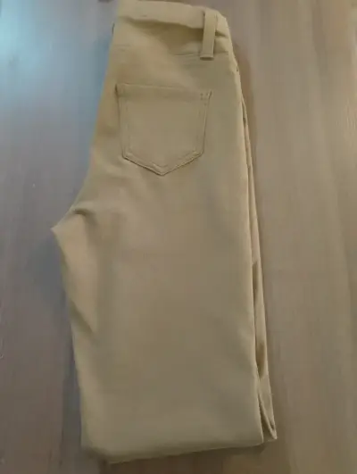 Pantalones beige para mujer casuales - miniatura 1