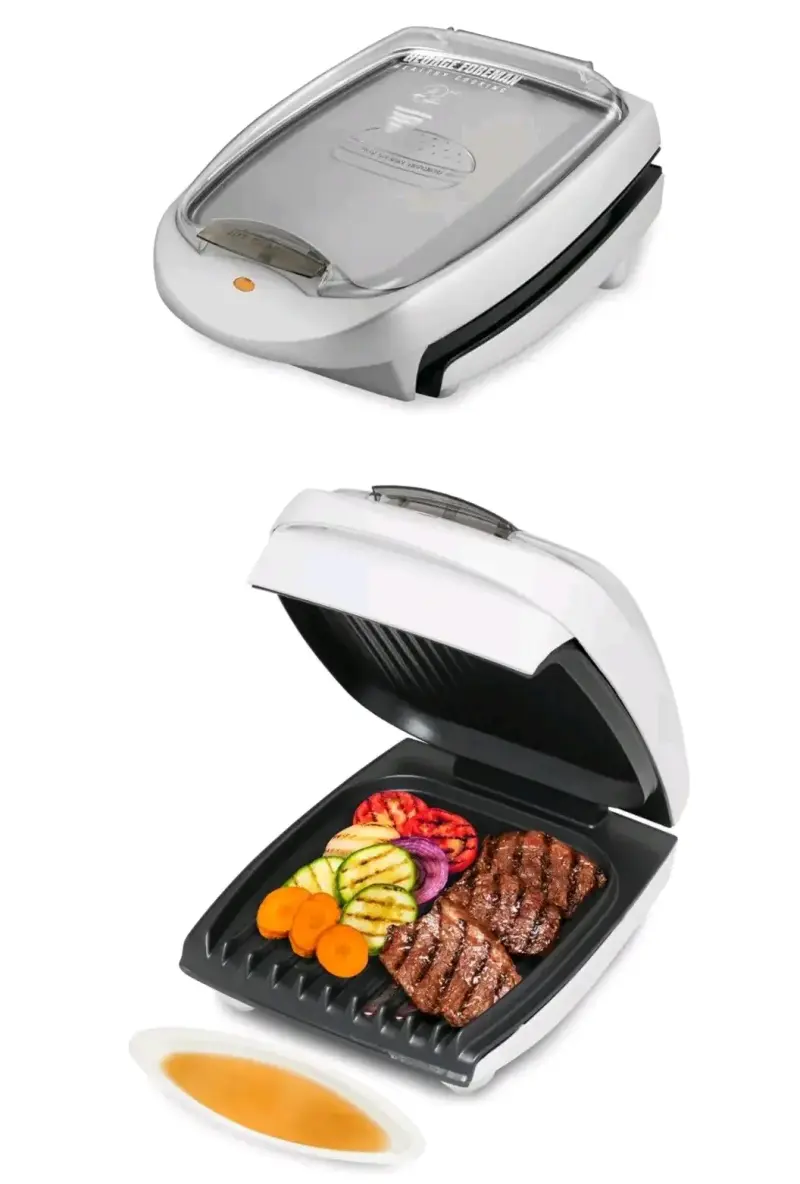 Parrilla eléctrica George Foreman antiadherente - 2