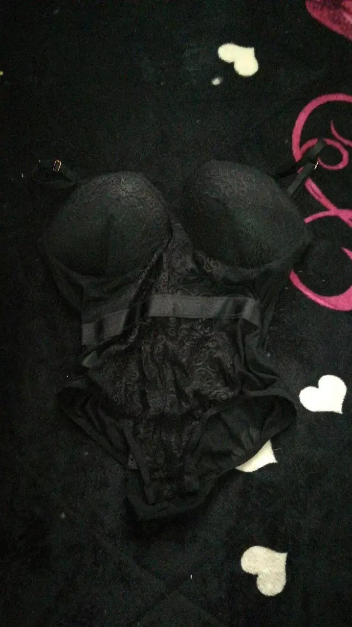 Body de encaje negro para mujer - 2