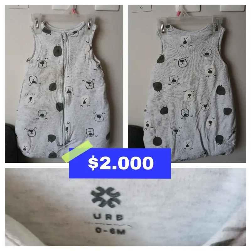 Saco de dormir para bebé URB 0-6M gris