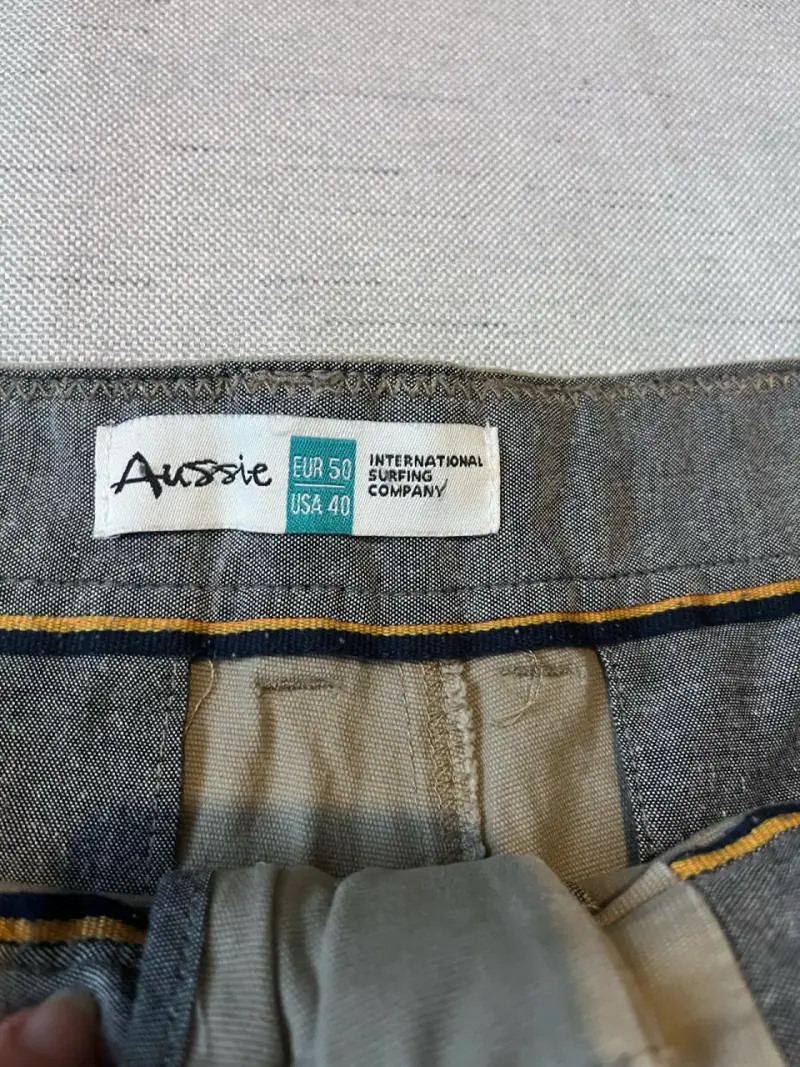 Shorts beige para hombre Aussie talla 50 - 3