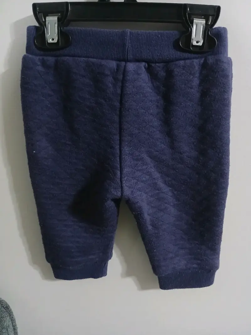 Pantalones de bebé azul marino Black Blue - 3