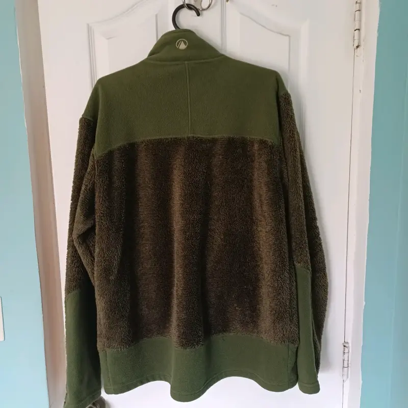 Chaqueta polar verde oliva lippi con cierre - 3