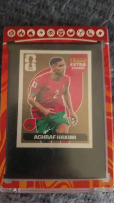 Lámina Panini Achraf Hakimi Mundial 2026 de oro - miniatura 1