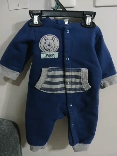 Enterito de bebé azul Disney Pooh - miniatura 2