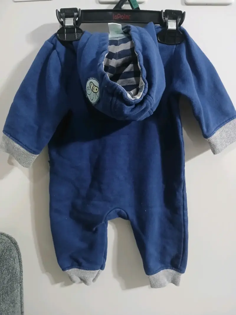 Enterito de bebé azul Disney Pooh - 3