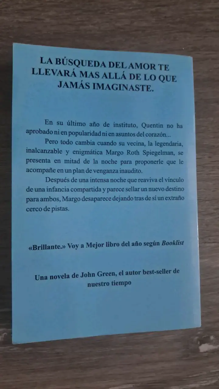 Libro Ciudades de Papel de John Green - 2