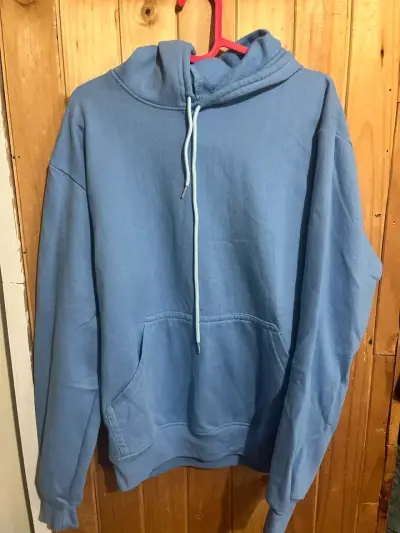 Polerón azul con capucha talla M - miniatura 1
