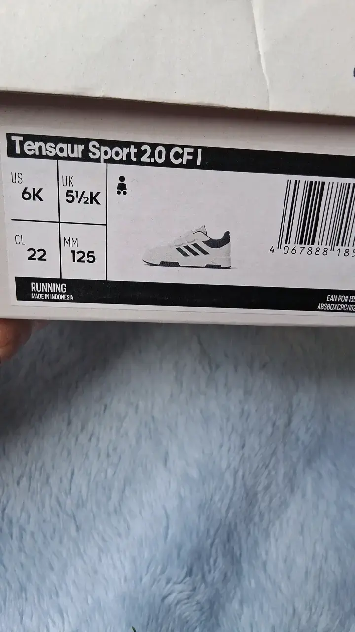 Zapatillas deportivas infantiles Adidas blancas - 3