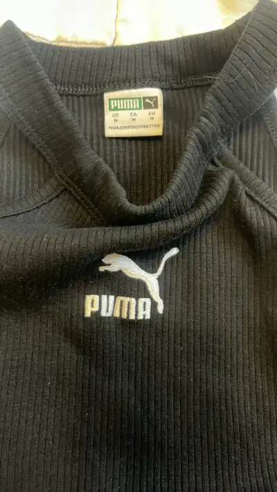 Vestido negro sin mangas Puma - miniatura 2