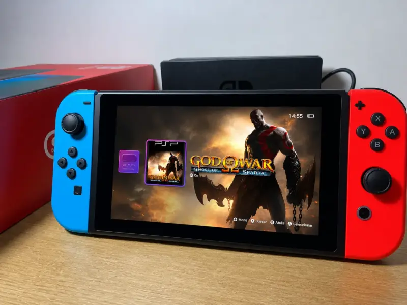 Consola Nintendo Switch con Joy-Con Azul y Rojo - 4