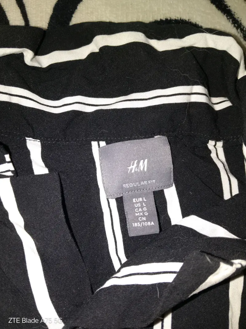 Camisa a rayas blancas y negras H&M - 3