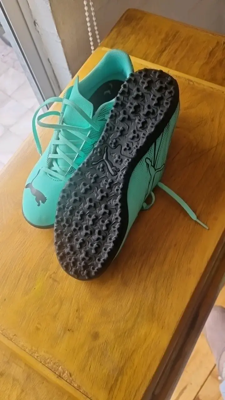 Zapatillas de fútbol Puma turquesa - 2