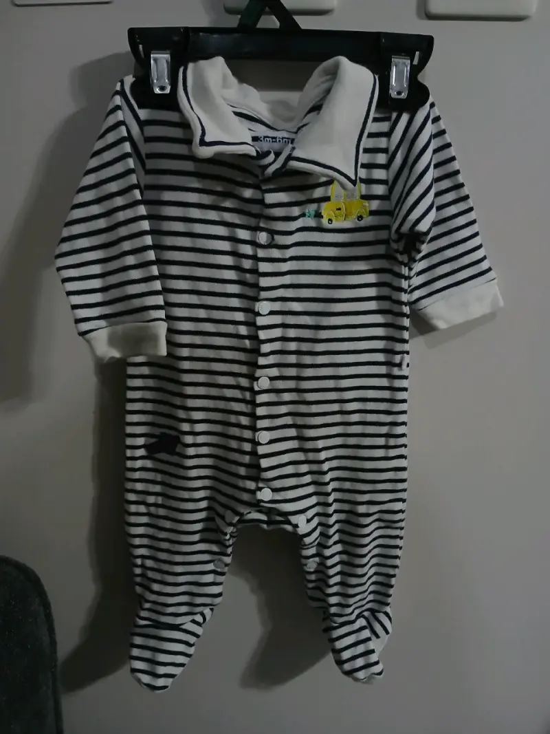 Enterito de bebé a rayas Trikids 3-6 meses - 2