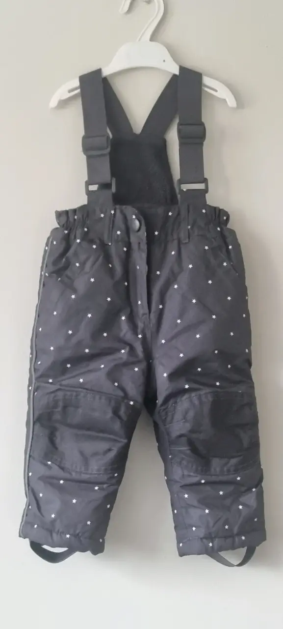Pantalones de nieve para niños con tirantes - 2