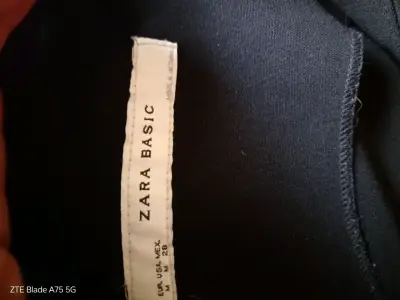 Vestido negro sin mangas Zara Basic - miniatura 1