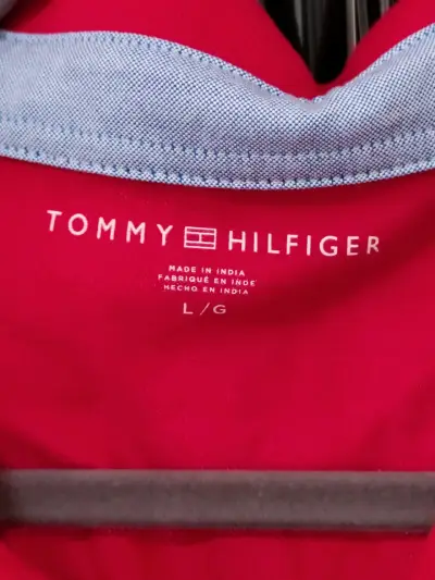 [nueva]Polera Polo Roja Tommy Hilfiger Talla L - miniatura 2