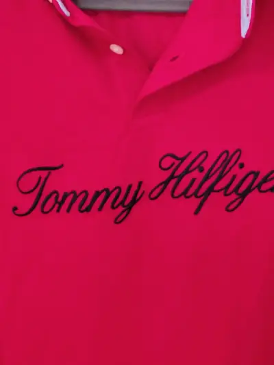 [nueva]Polera Polo Roja Tommy Hilfiger Talla L - miniatura 3