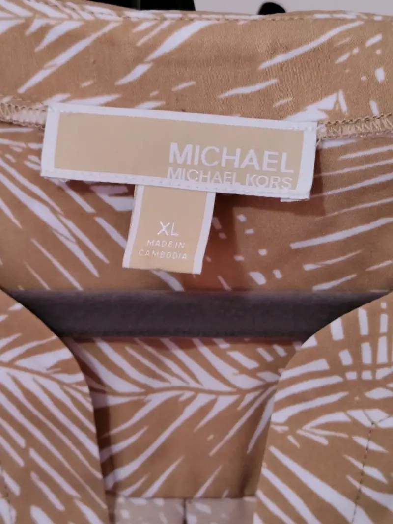 [nueva] Blusa beige Michael Kors talla XL - 2