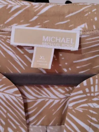 [nueva] Blusa beige Michael Kors talla XL - miniatura 2